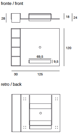 PORTA TV GHOST | Pacini & Cappellini
