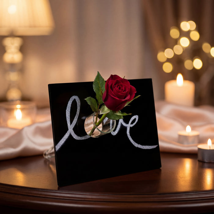 LOVE CARD CON PORTAFIORE