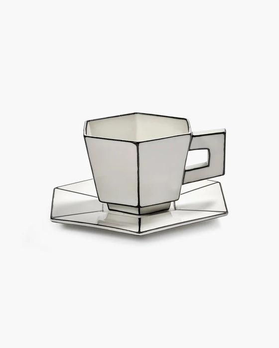 Tazze Cappuccino Carte Blanche Serax - Set 2 Pezzi