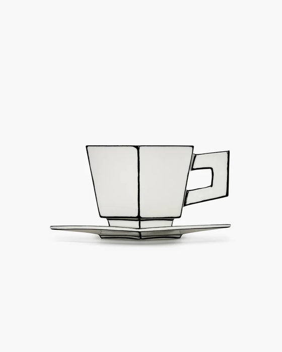 Tazze Cappuccino Carte Blanche Serax - Set 2 Pezzi
