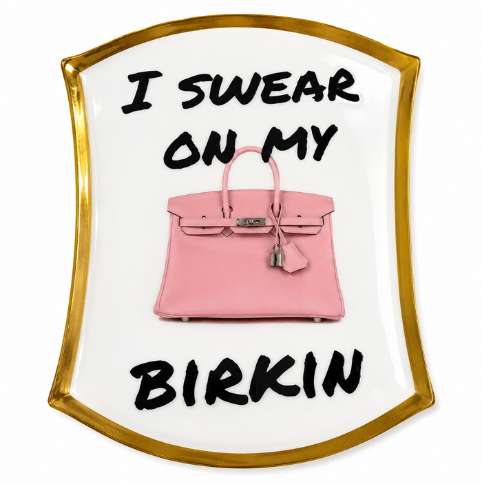 VASSOIO METALLO SMALTATO | BIRKIN