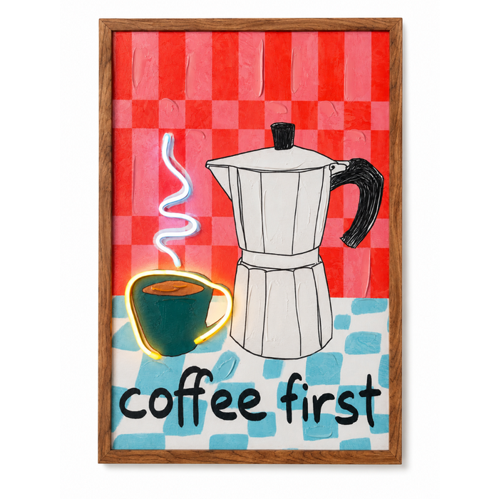 QUADRO LED | COFFEE FIRST