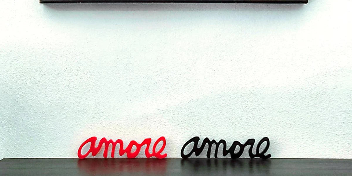 AMORE MESSAGE | SLIDE Scritta Decorativa